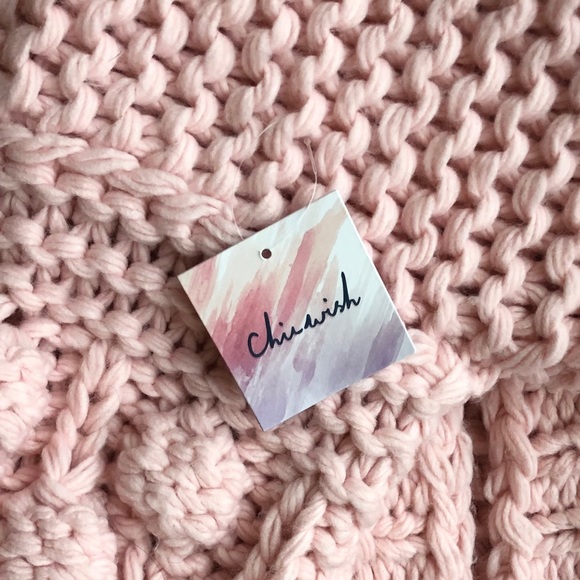 NWT Chick Wish Pom Pom Sweater Cardigan - Picture 5 of 8